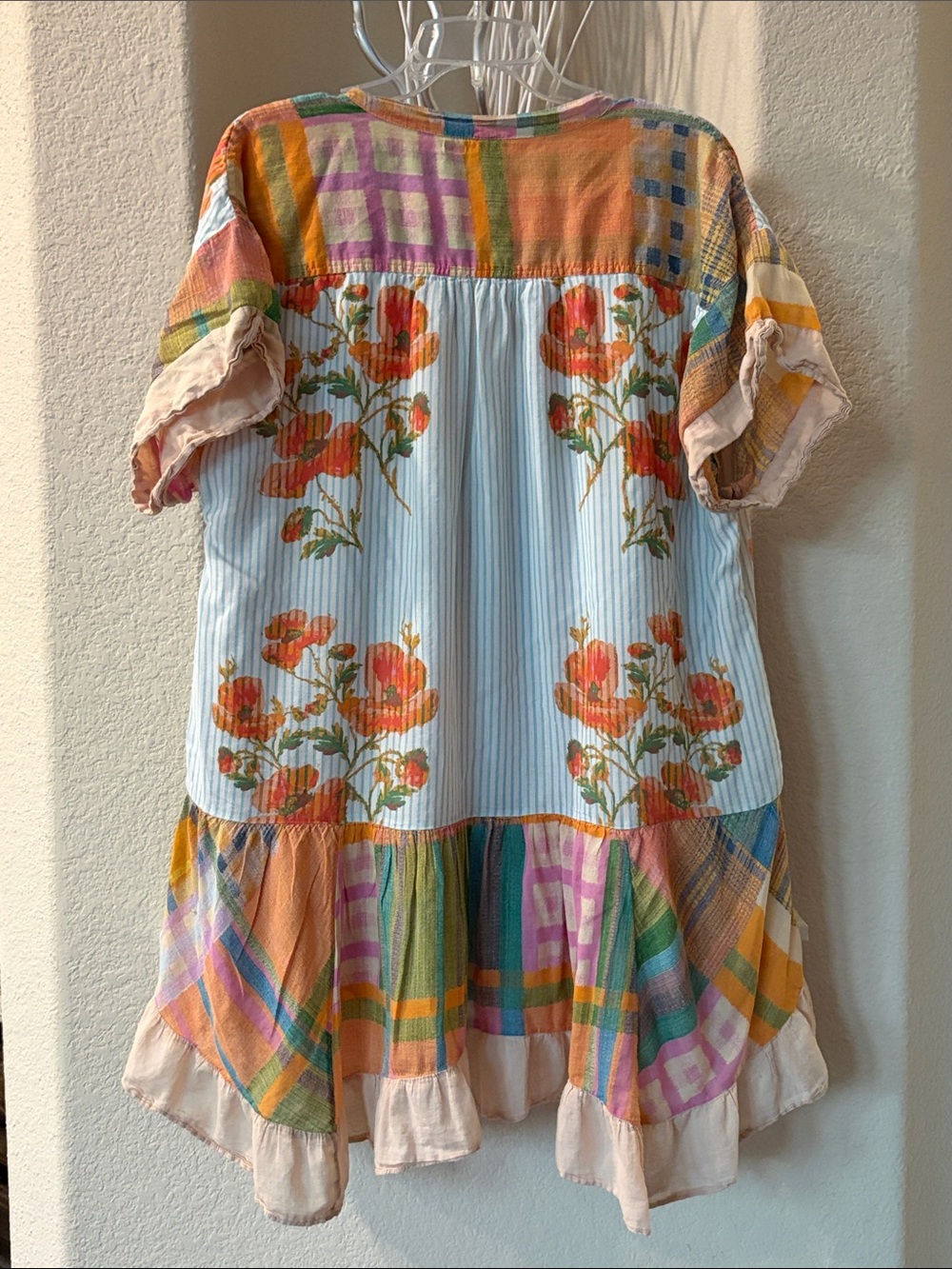 Free People Printed Agnes Dress Size L - Picture 7 of 9